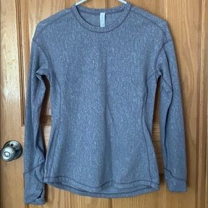 size 4 grey lululemon longsleeve
